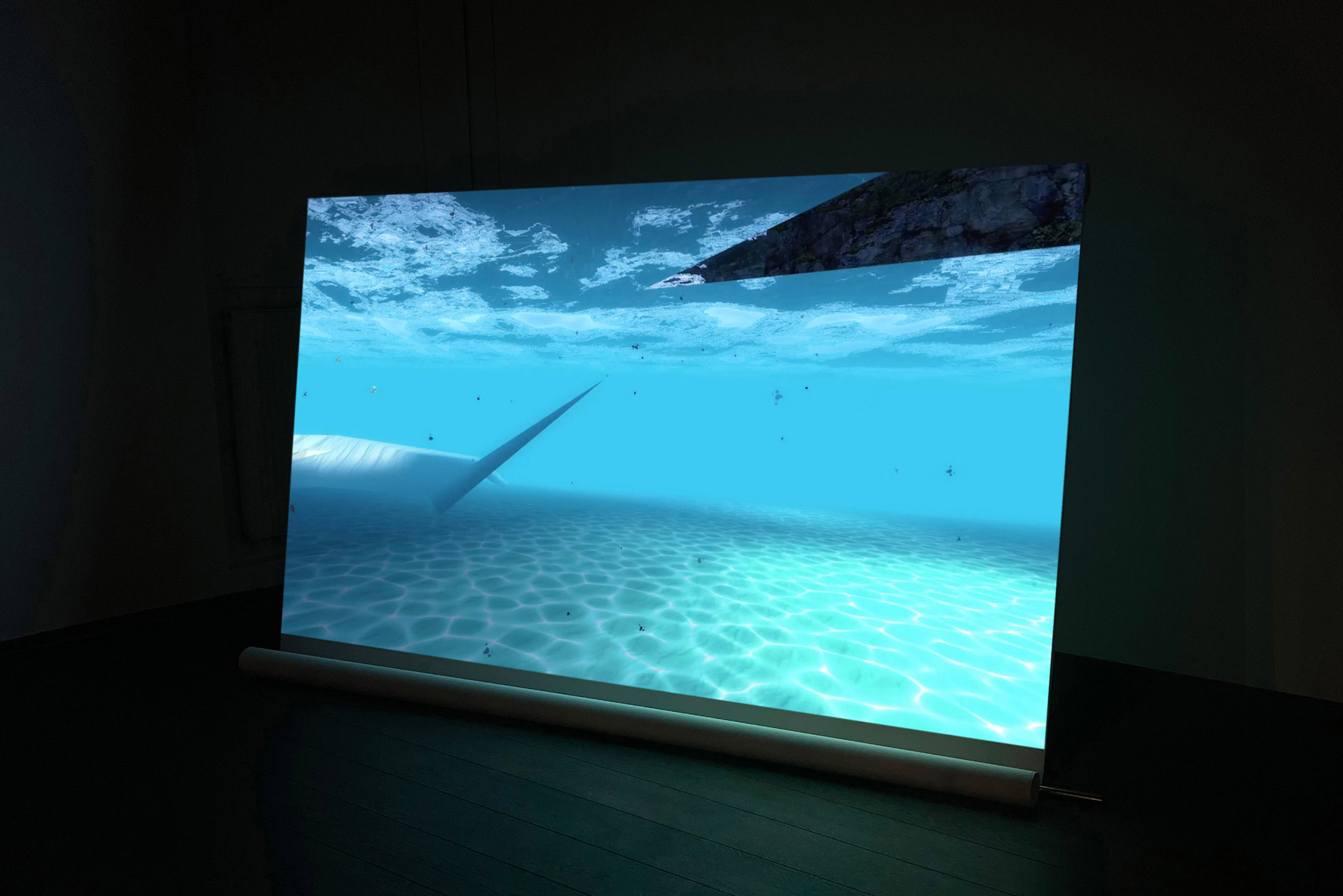 Ewa Doroszenko – Imagine yourself on an island in the middle of the ocean - video - exhibition 01