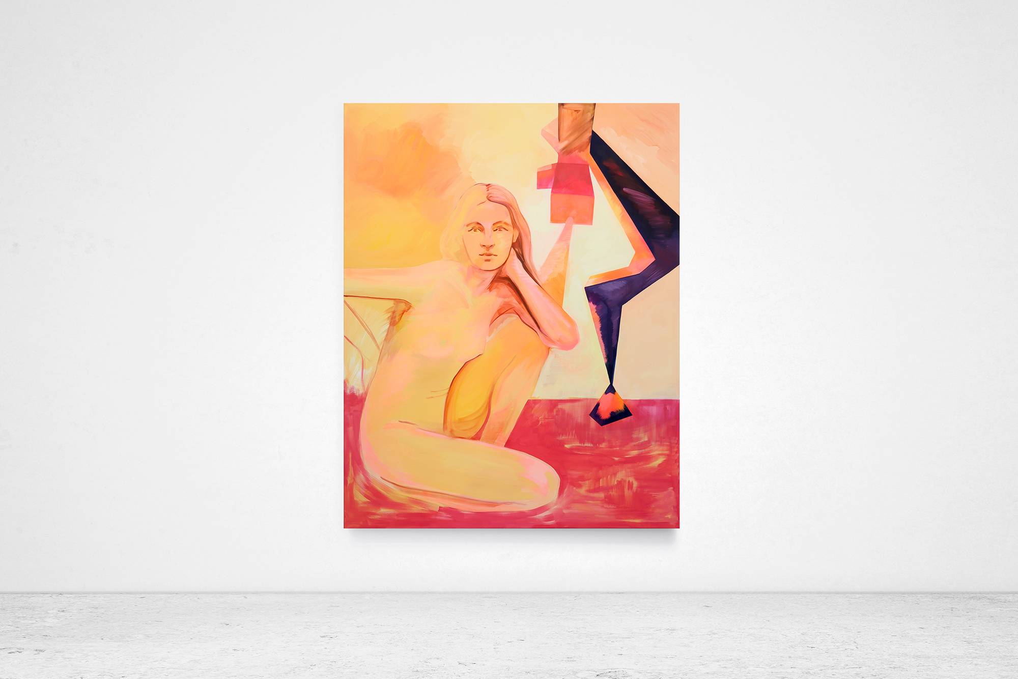 01 Ewa Doroszenko The Girl and the Machine painting exhibition view malarstwo